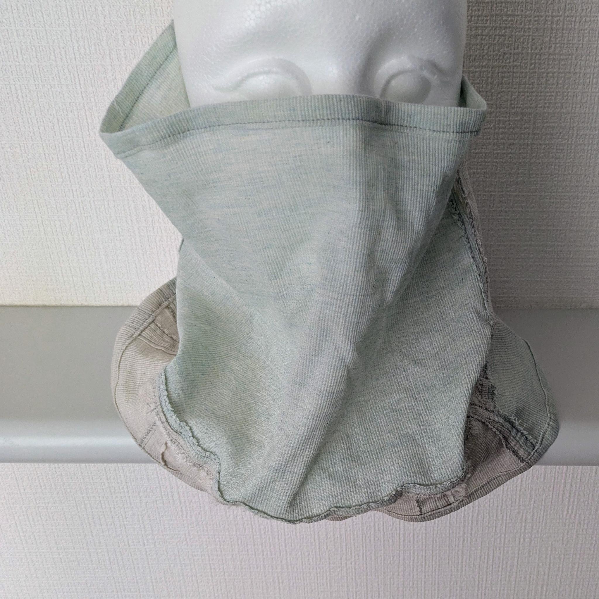 【さらっとやわらかな透け感のある】高島ちぢみ~ネックカバー&フェイスカバー | 1枚目